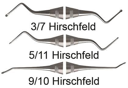 Hu-Friedy Hirschfeld Double-Ended File Scaler, 3/7, #2 Octagon Handle, FH3/7 thumbnail 5