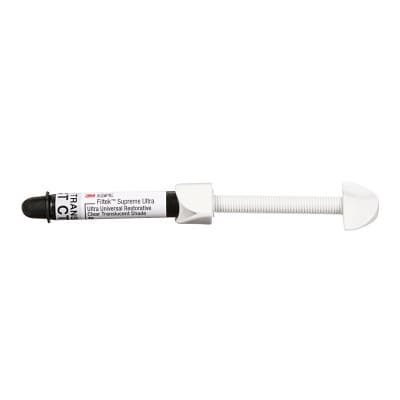 Filtek Supreme Ultra Universal Restorative, Clear Translucent, Syringe, 3M/Solventum - Filtek Supreme Ultra Clear Trans Syringe - Image 1