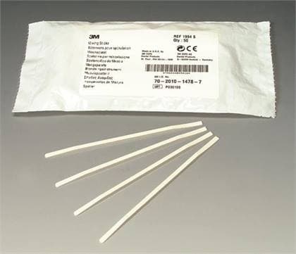 3M Mixing Sticks, Disposable, White, Double-Ended, 50/Pkg, 1994S thumbnail 4