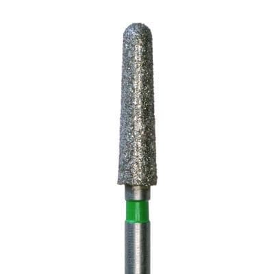 Meisinger Multi-Use Diamond Bur, FG, Long Round End Taper Chamfer, #852, 1.0 mm, Medium, Blue, 5/Pk, 852-010-FG thumbnail 7