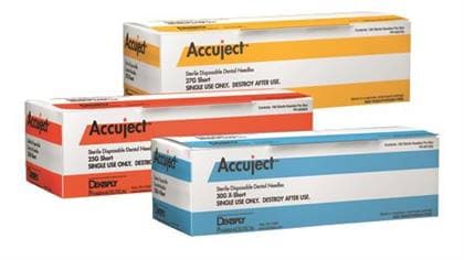 Accuject Disposable Dental Needles, Plastic Hub, 27 Gauge, Short (21mm), Yellow, Sterile, 100/Box, 900705 thumbnail 19