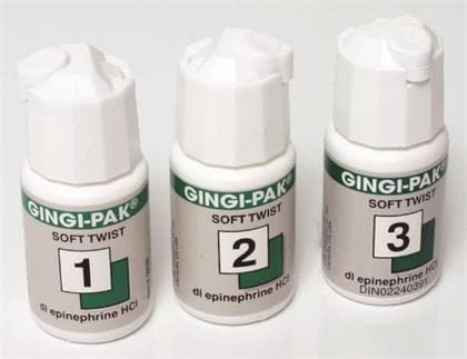 Gingi-Pak MAX Soft-Twist Gingi-Plain Retraction Cord, Non-Impregnated, Size #1 (Thin), 100% Cotton, 108" per Bottle, 11105M thumbnail 9