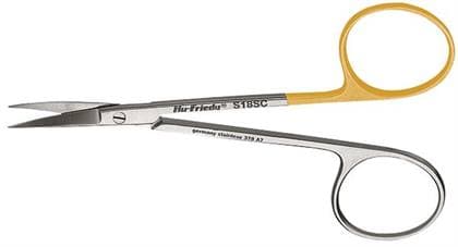 Hu-Friedy #18 Iris Curved Delicate Super-Cut Scissors, 4.5" (11.5 cm), S18SC thumbnail 11