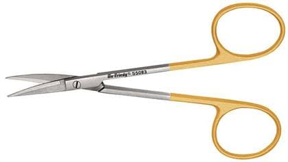 Hu-Friedy Iris Perma Sharp Surgical Scissors, Curved, 4.5", Stainless Steel, S5083 thumbnail 5