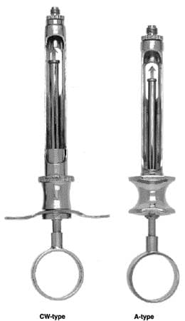 J&J Instruments A Style Aspirating Syringe, 1.8 cc, Type A, Single, 07-805 thumbnail 3