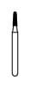 NTI FG Diamond Bur, Coarse, Round End Taper, #849-012 (C849-012), 4.0 mm Head Length, Friction Grip, 5/Pack thumbnail 5