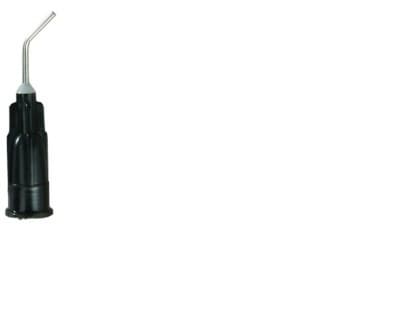 Burkhart Pre-bent 20GA Blunt-End Dispensing Needle Tips, Opaque Black, Universal Luer-Lock, 100/Cup - Pre-bent 20GA Tip Opaque Black (100) - Image 1