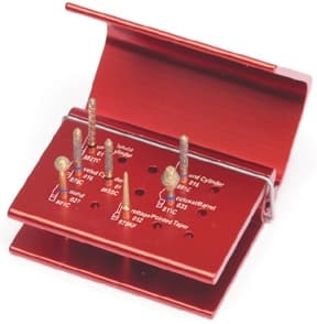 Alpen Crown and Bridge Preparation Kit, 7 FG Diamond Burs with Bur Block, R1005 thumbnail 5