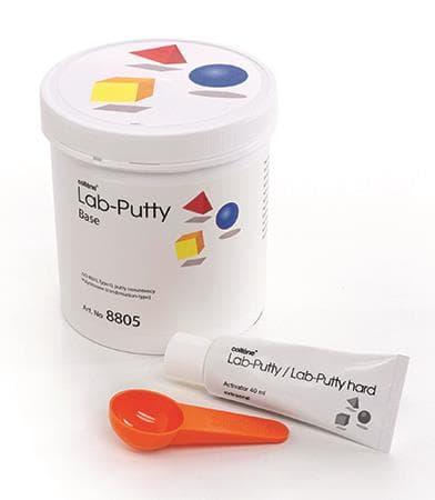 Coltene Lab Putty Standard Pack, Polysiloxane Laboratory Putty, 900 mL Base + 40 mL Activator, Pink, 8805 thumbnail 6