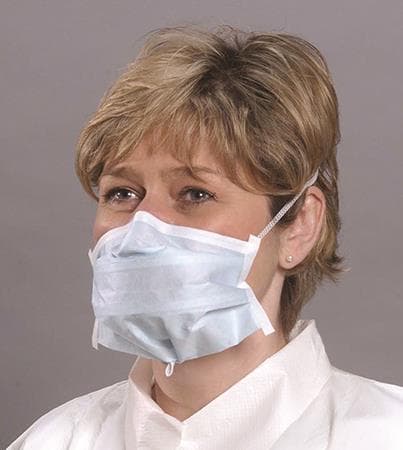 Alpha Protech Critical Cover PFL Earloop Face Masks, ASTM Level 3, Blue, 50/Box, 615 thumbnail 14