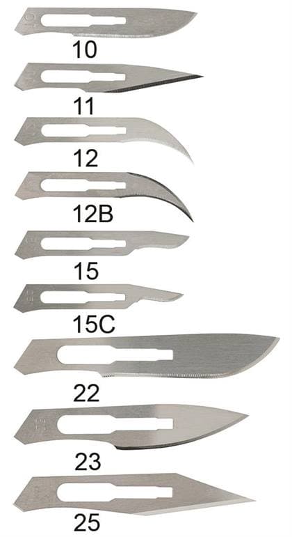 Miltex Carbon Steel Sterile Surgical Blades #15C (Angled), 100/Box, 4-115C thumbnail 12