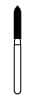 NTI FG Diamond Bur, Coarse, Beveled Cylinder, #878-016 (C878-016), 1.6 mm Diameter, 8.0 mm Head Length, Friction Grip, 5/Pack thumbnail 5