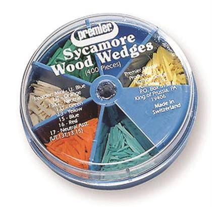 Premier Sycamore Wood Wedge Organizer, Six-Compartment, 9061115 thumbnail 7