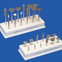 Shofu Enamel Adjustment Kit CA - Plastic, 3 Dura-White Stones & 9 Ceramiste Points, Contra Angle, Instructions Included thumbnail 2