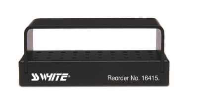 SS White Universal Bur Block, 30-Hole, 20 FG/10 RA, Black, Autoclavable Aluminum, 1/Pk, 16415 thumbnail 7