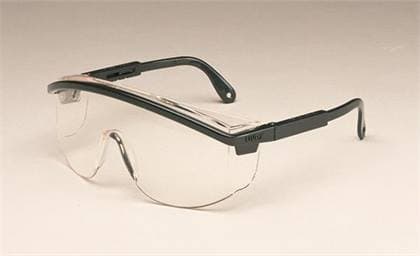 Uvex Astro 3000 Safety Glasses, Clear Lens, Blue Frame thumbnail 2