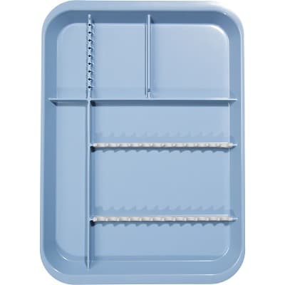 Zirc B-Lok Divided Setup Tray, Blue, Size B, 13-3/8" x 9-5/8" x 7/8", 20Z451B thumbnail 7