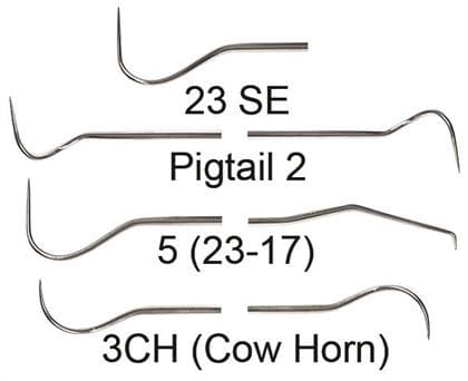 American Eagle Explorer DE 3CH Cow Horn, Double End, EagleLite Resin Handle, 3/8", AEEXP3CHX thumbnail 5