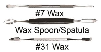 Hu-Friedy Wax Spatula #31, Double Ended, #522 Large Octagonal Handle, Stainless Steel thumbnail 3
