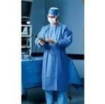 Halyard Procedure Gown, Knit Cuffs, Blue, One Size Fits All, 10/Pkg - Procedure Gown – Knit Cuffs, Blue, 10/Pkg - Universal - Image 1