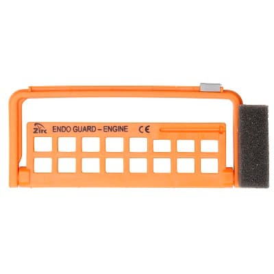 Zirc Steri-Endo Guard Engine, Neon Orange, Holds 11 Engine & 5 Hand Files, Autoclavable, 50Z452Q thumbnail 5