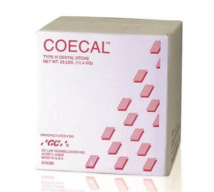 COECAL Type III Laboratory Stone, Buff, 25 lb Box, 310125 thumbnail 9
