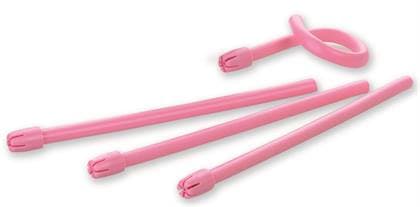 Crosstex Premium Saliva Ejectors, Clear Tube with White Tip, Non-Removable, Wire-Reinforced, Latex-Free, 100/Bag thumbnail 3