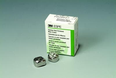 3M™ ESPE™ Stainless Steel Permanent Molar Crown, Size 6UL2 (Upper Left First Permanent Molar, Size 2), Box of 5 thumbnail 16