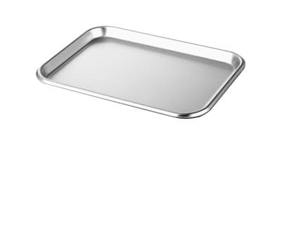 A-dec Stainless Replacement Tray, 13-1/2" x 9-1/2" x 3/4", Flat Surface, 1/Pkg thumbnail 2