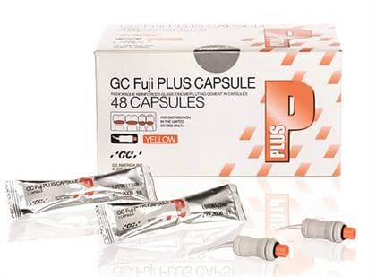 GC Fuji PLUS Resin-Reinforced Glass Ionomer Luting Cement Capsules, Yellow, 48/Box, 425030 thumbnail 11