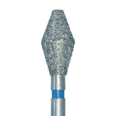Meisinger Multi-Use Diamond Bur, FG, Double Cone Barrel, #811L, 3.7 mm, Medium, Blue, 2/Pk, 811L-037-FG thumbnail 6