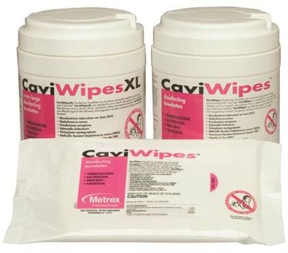 CaviWipesXL™ Surface Disinfectant Towelette Wipes, 9" x 12", Individually Wrapped, 50/Box, 13-1155 thumbnail 2