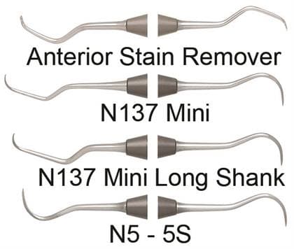 Nordent Relyant Scalette Double-Ended Anterior Scaler, #N137 Mini Blade, Relyant #6 Handle, Stainless Steel thumbnail 5