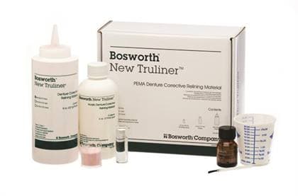 New Truliner PEMA Denture Corrective Relining Material Standard Kit, Pink, 8 oz Powder, 6 oz Liquid, 1/3 oz Bonding Liquid, #0921970 thumbnail 5