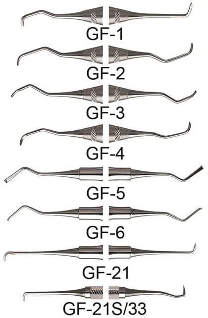 Hu-Friedy Goldman-Fox DE Curette #4 Round, GF-3 - -GF-3 Goldman-Fox DE Curette #4 Round - Image 1