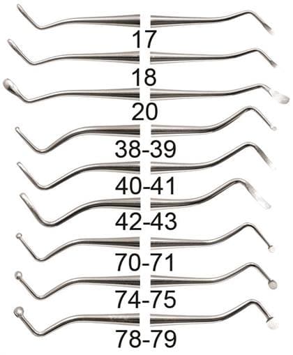 American Eagle Instruments Excavator #38/39, Double-End, Stainless Steel Standard Handle, 11.5-7-14, AEEXC38-39 thumbnail 7