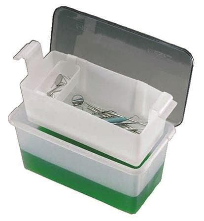 Cetylite C-Tub Instrument Receptacle, 1 Gallon, White with Gray Lid, 0106 thumbnail 12