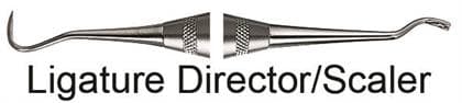 Hu-Friedy Ligature Director/Scaler, Double-Ended, #6 Satin Steel Handle, 678-905 thumbnail 6