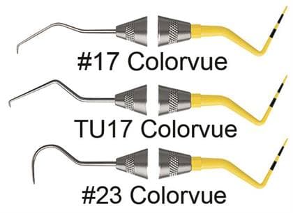 Hu-Friedy Colorvue Expro 17 Double-Ended Explorer/Probe Handle, #6 Satin Steel, XP17/PH6 thumbnail 5