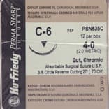 Hu-Friedy Perma Sharp Chromic Gut Suture, 4-0, 27", C-6 Reverse Cutting 3/8 Circle Needle, 12/Box, PSN635C thumbnail 11