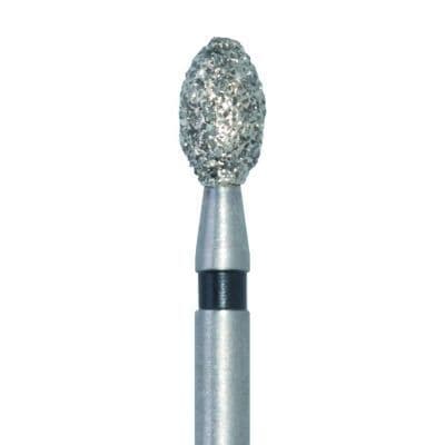 Meisinger 833KH-024-FG Super Coarse Diamond Bur, Football/Egg Shape, Friction Grip, 2.4 mm Head, 5/Pk thumbnail 6