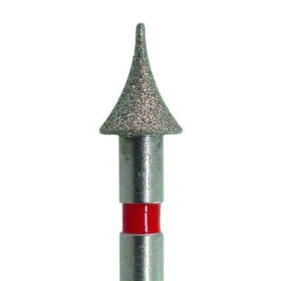 Meisinger Multi-Use Diamond Bur, Friction Grip, Interproximal, Mosquito Shape, Fine Grit (Red), 3.1 mm Head, 5/Pk, 820F-031-FG thumbnail 7
