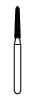 NTI Diamond Bur, FG, Curettage, #SC878K, 1.4 mm Diameter, 8.0 mm Length, Super Coarse, Black Ring, 5/Pk, SC878K-014 thumbnail 6