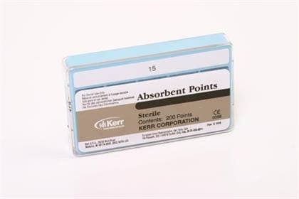 Kerr/SybronEndo Absorbent Paper Points, Coarse, Sterile, Bulk Pack, 200/Box, #13969 thumbnail 12