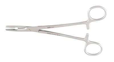 Olsen-Hegar Needle Holder, Serrated Jaw, 6-1/2", Stainless Steel thumbnail 2