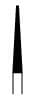 NTI Universal Cutter, Fine Cross Cut (EF), Round End Taper, HP Shank, 17 mm Head Length, 2.3 mm Diameter, UC257EF-023 thumbnail 6
