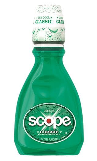 Scope Original Mint Mouthwash, 1 Liter Bottle, 6/Case thumbnail 6