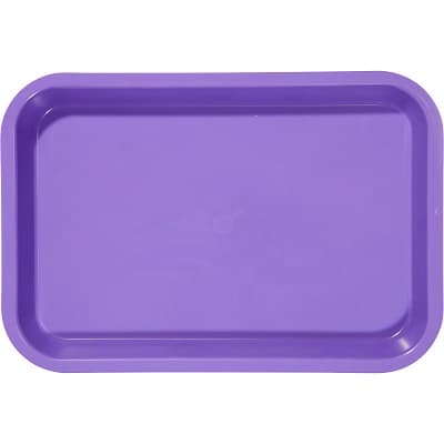 Zirc Mini Flat Setup Tray, Neon Purple, 9-3/8" x 6-3/8" x 7/8", 1/Pk, 20Z101R thumbnail 6
