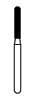 NTI Diamond Bur, Fine Grit, Round End Cylinder, FG, #881-014, 1.4 mm Diameter, 8.0 mm Head Length, 5/Pkg, F881-014 thumbnail 6