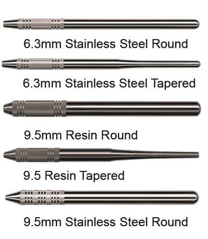 American Eagle Instruments Cone Socket Mirror Handle, Round, Single-Ended, Stainless Steel, 6.3 mm, 1/Pk, AEMHR thumbnail 10